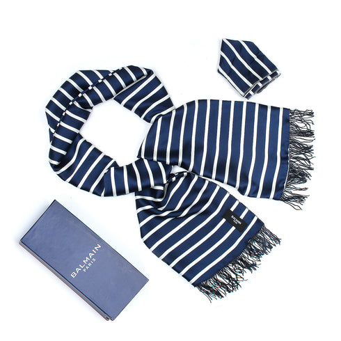 Balmain N Stripes Premium Scarf BL1